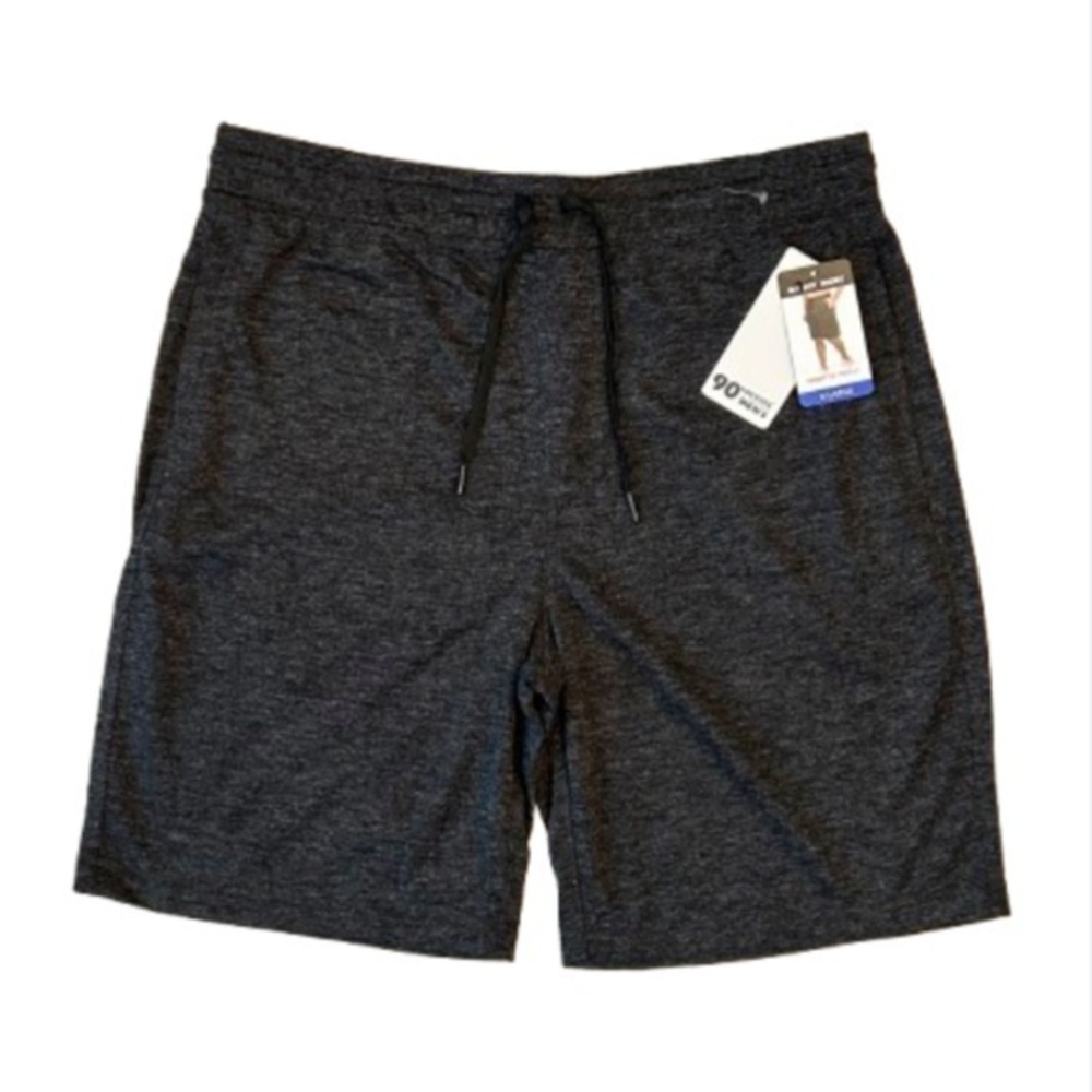 NWT 90 Degree By Reflex Dark Charcoal Gray Sunday Shorts. Pockets.